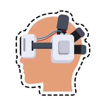Virtual reality icon image イラスト素材