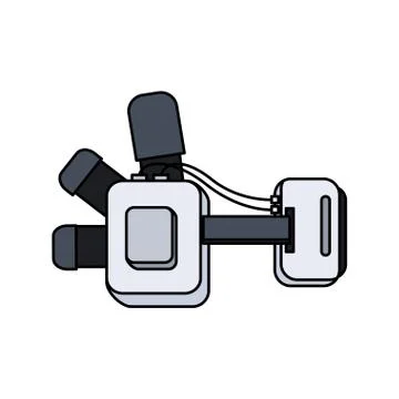 Virtual reality icon image Stockillustratie