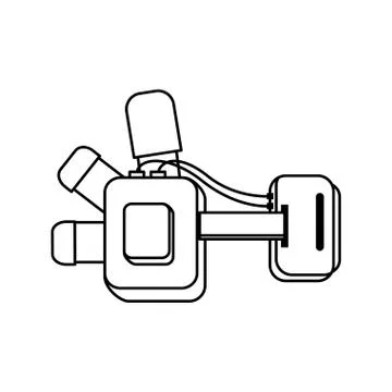 Virtual reality icon image Stockillustratie