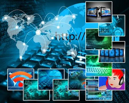 Virtual reality Illustrazione stock