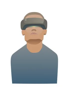 Virtual reality Stock Illustration