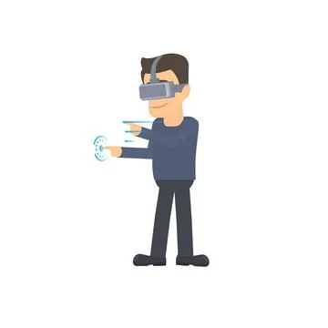 Virtual reality Stock Illustration