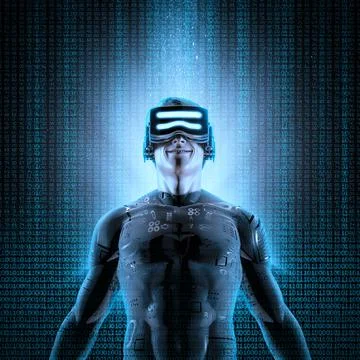 Virtual reality joy イラスト素材