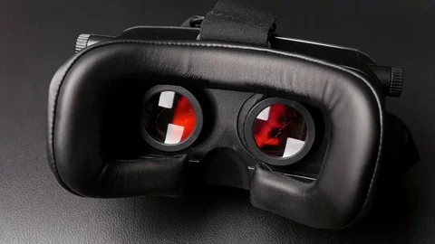 Virtual reality mask. Stock Footage 69193015
