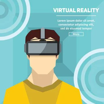 Virtual reality. New technologies and on line gaming Stock Illustration