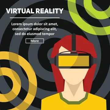 Virtual reality. New technologies and on line gaming Illustrazione stock