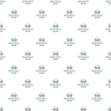 Virtual reality pattern seamless イラスト素材