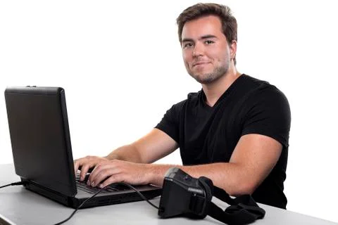 Virtual Reality Programmer Foto stock