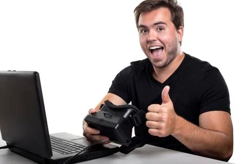 Virtual Reality Programmer Foto stock