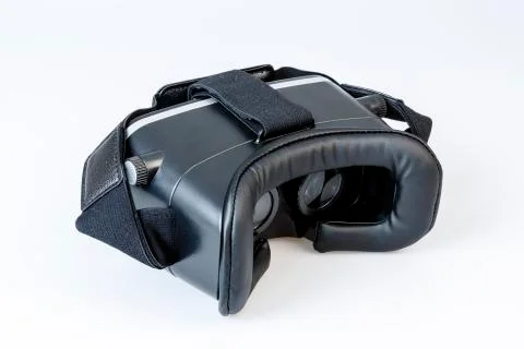 Virtual reality simulator glasses for smartphone Stock Photos