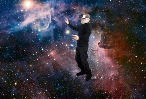 Virtual Reality in Space Stock Photos