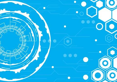 Virtual reality technology screen. Abstract hi-tech background. Futuristic in Stock Illustration