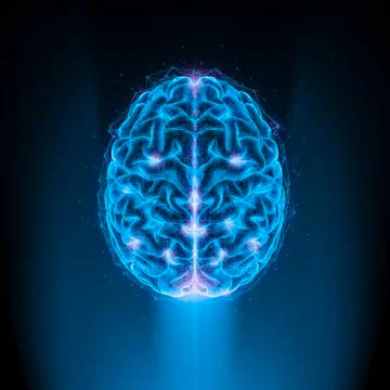 Virtual reality user mind Illustrazione stock