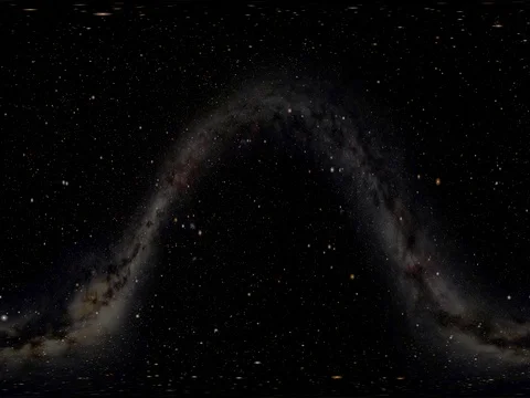 Virtual reality video flying through star fields in space - 360 VR Space 3015 Stock Footage