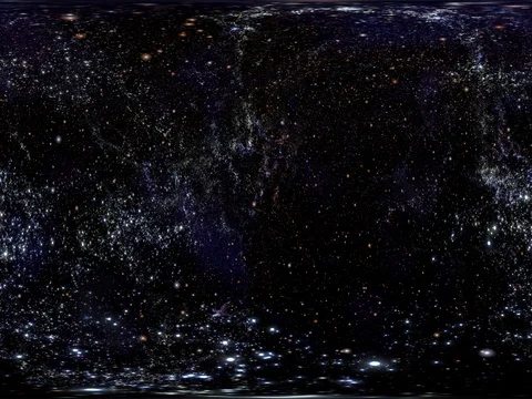 Virtual reality video flying through star fields in space - 360 VR Space 3021 Stock-Footage 74191667