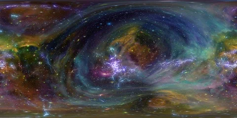 Virtual Reality Video Flying Through Star Fields in Space Stock-Footage 87787359