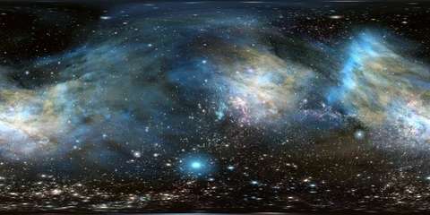 Virtual Reality Video Flying Through Star Fields in Space Stock-Footage 88213446