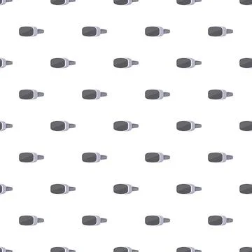 Virtual reality vr glasses seamless pattern background 스톡 일러스트