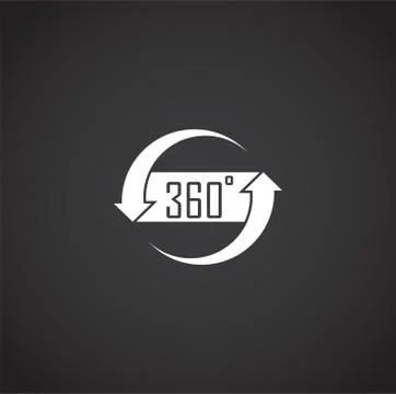 Virtual reality VR related icon on background for graphic and web design Stock Illustration
