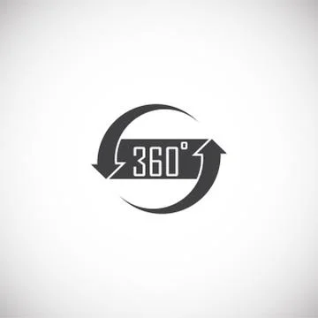Virtual reality VR related icon on background for graphic and web design Stock Illustration