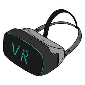 Virtual riality glasses Stock Illustration