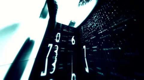 Virtual room for scientific studies 13 库存影片 20549921