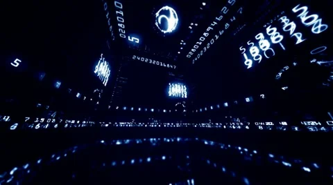 Virtual room for scientific studies ( Black and White environment + Series 20 ) Stock Footage 20550511