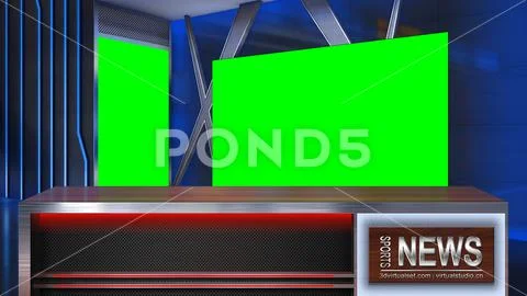 Virtual Set 112B For Photoshop PSD Template