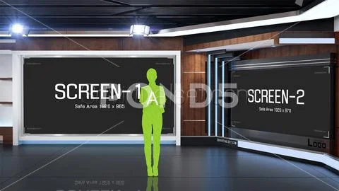 Virtual Set 131 For Photoshop PSD Template