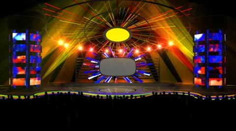 Virtual Set Animated Studio 166 A Stock-Footage 10566489