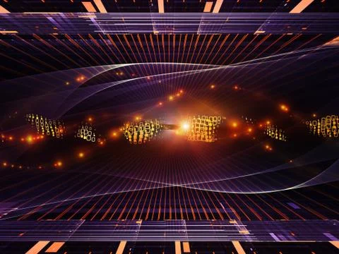 Virtual Sine Wave Stockillustratie