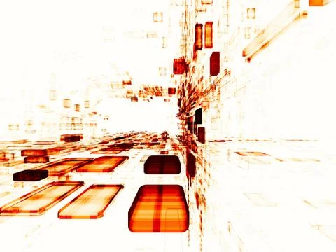 Virtual Space Cluster Ilustración de archivo