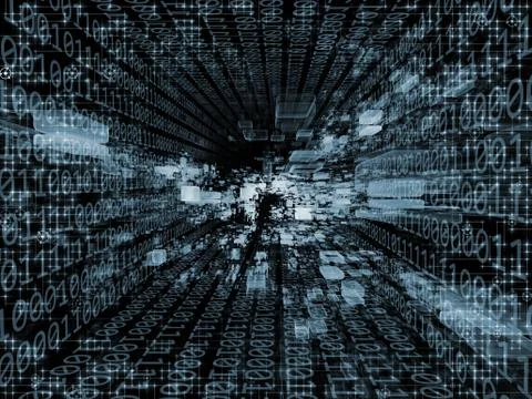 Virtual Space Complexity Stock Illustration