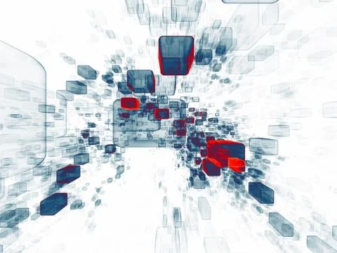 Virtual Space Components Stock Illustration