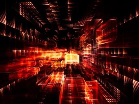 Virtual Space Dynamics 스톡 일러스트