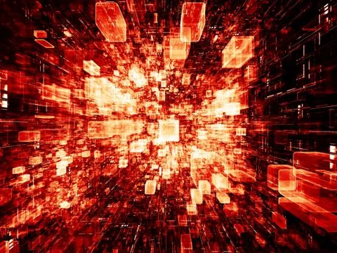 Virtual Space Dynamics Ilustración de archivo