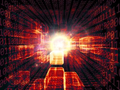 Virtual Space Growth Stock Illustration