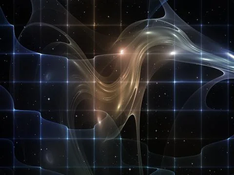 Virtual Space Stockillustratie