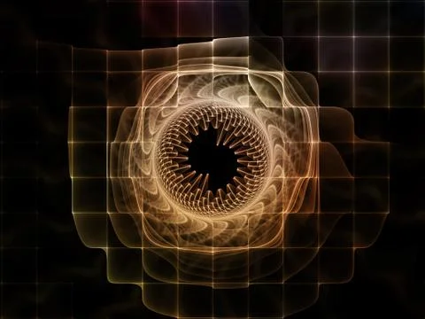 Virtual Space Stock Illustration