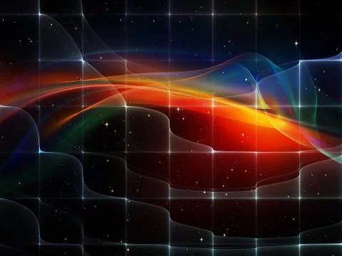 Virtual Space Stockillustratie