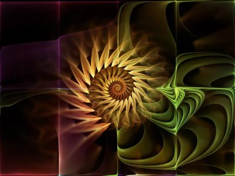 Virtual Space Illustrazione stock