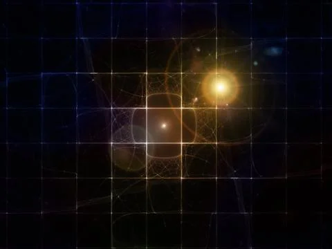 Virtual Space 스톡 일러스트