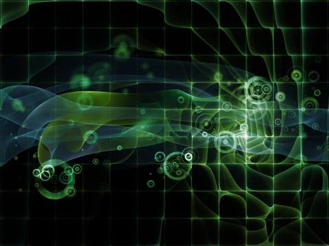 Virtual Space Stock Illustration