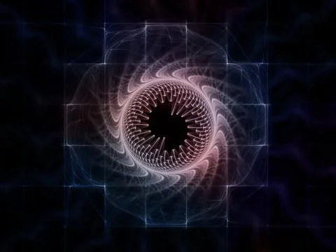 Virtual Space Stock Illustration