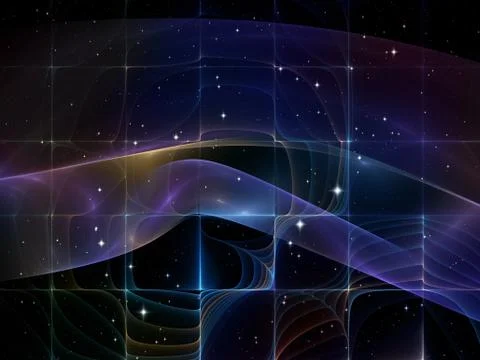 Virtual Space Stockillustratie