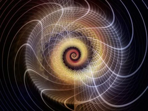 Virtual Space 库存插图