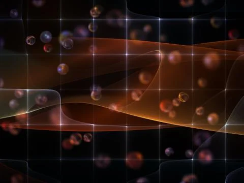 Virtual Space Illustrazione stock