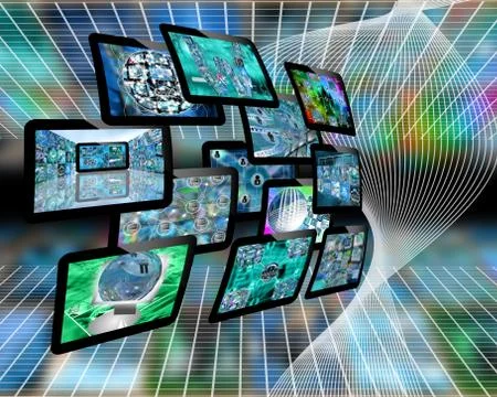 Virtual space Illustration