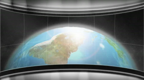 Virtual space studio loop Video stock 653872