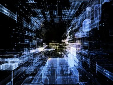 Virtual Space Texture Ilustración de archivo